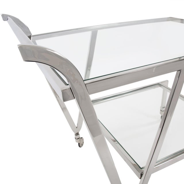 Metal Paulin Bar Trolley For Sale - Image 7 of 9