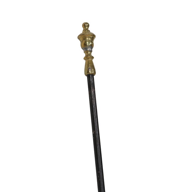 American Elegant Antique Fireplace Poker Tool For Sale - Image 3 of 4