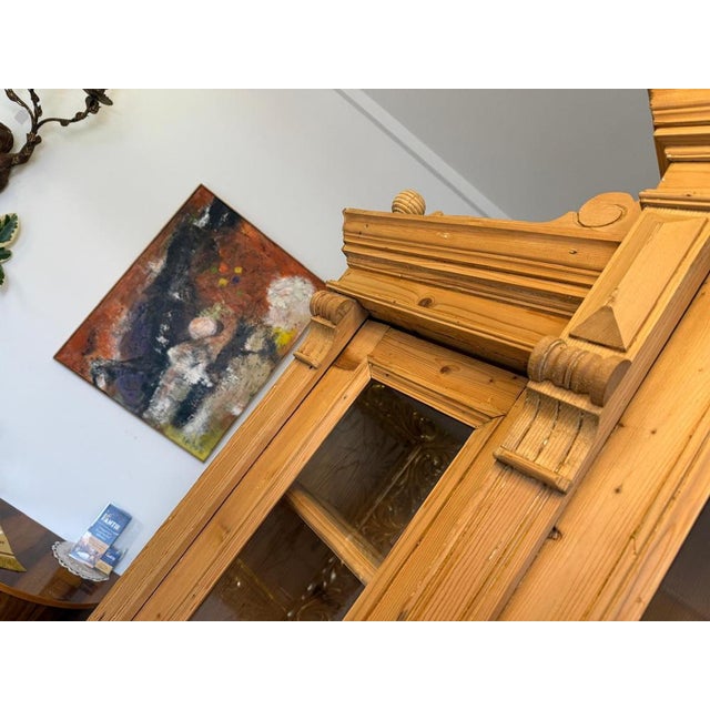 Gründerzeit Wood Display Cabinet For Sale - Image 10 of 18