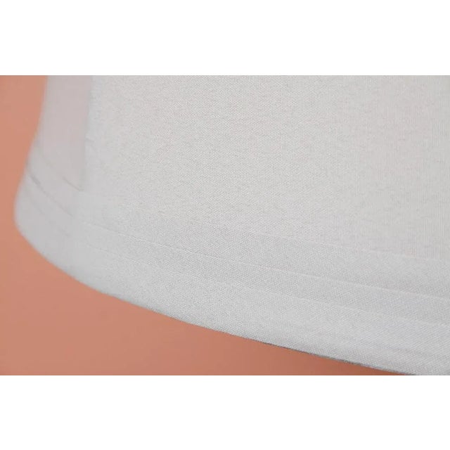 1950s Black Mid-Century Modern Textured Double Gourd Lamp For Sale - Image 5 of 6