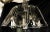 Mid 20th Century Smoked Glass and Chrome Chandelier in the Style of Fredrick Raymond For Sale - Image 11 of 13