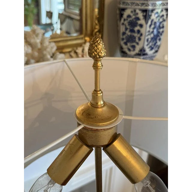 French Hollywood Regency Table Lamp from Maison Charles, 1970 For Sale - Image 9 of 12