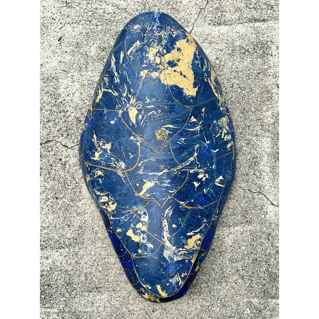 Vintage Italian Scagliola Pigmented Plaster Turtle Shell For Sale - Image 9 of 18