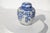 Late 20th Century Blue and White Asian Ginger Jar With Lid- Two Pieces For Sale In Columbia, SC - Image 6 of 11