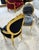 Baroque Baroque Black Velvet Accent Chair With Luxurious Gold Leaf Details For Sale - Image 3 of 8