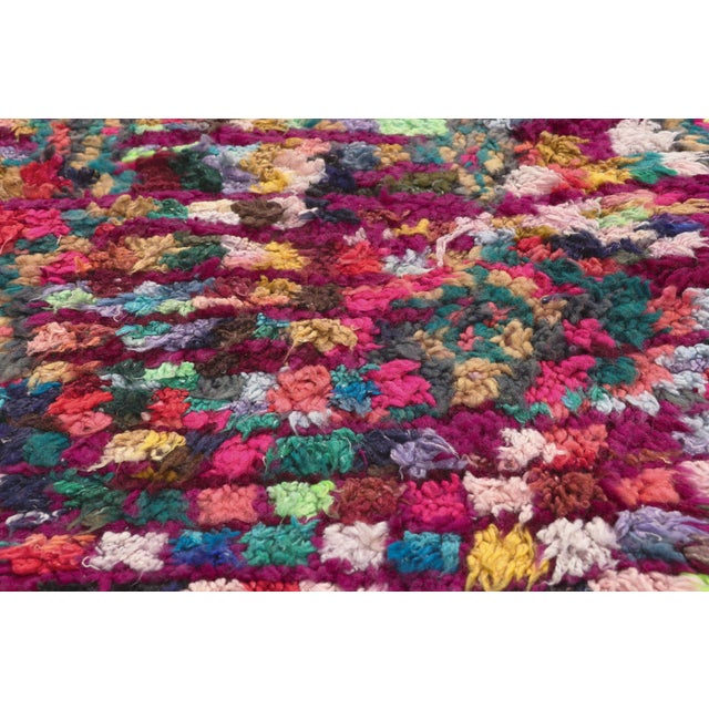 Late 20th Century Vintage Boujad Moroccan Rug, 04'09 X 08'02 For Sale - Image 5 of 10