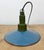 Industrial Blue Enamel Military Pendant Lamp with Cast Aluminium Top, 1960s For Sale - Image 12 of 17