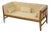 Oak and Ecru Bouclé Sofa by Guillerme et Chambron for Votre Maison, 1960s For Sale