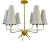 Mid-Century Modern Style 6 Lights Sputnik Chandelier For Sale