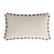 Contemporary Couple Bicolor Happy Cushions White and Pink Velvet from Lo Decor, Set of 2 For Sale - Image 3 of 8