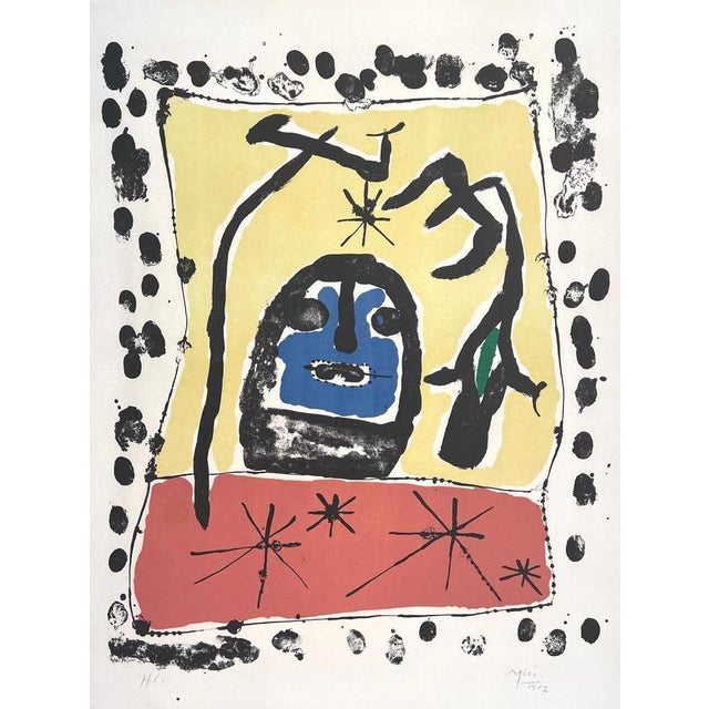 Black Joan Miró, Exhibition at the Matarasso Gallery, Nice, 1957, Lithograph For Sale - Image 8 of 8