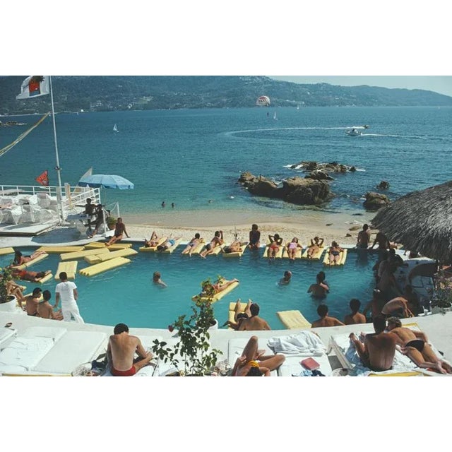 Mazatlan Seaside 1984 Holidaymakers at a seaside pool at Mazatlan, Mexico, January 1984. (Photo by Slim Aarons) Slim...