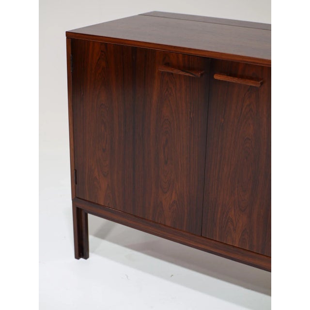 Vintage Danish Bar Cabinet in Kingwood by Feldballes Møbelfabrik, 1960s For Sale - Image 12 of 16