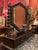 Victorian Dressing Table in Mahogany with Black Marble Top and Mercury Mirror Glass, 1890s For Sale - Image 3 of 12