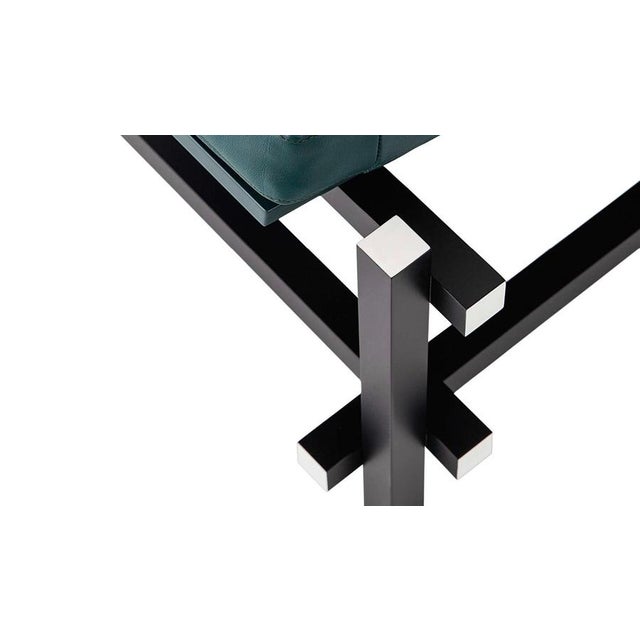 Black Black and Blue Armchair by Gerrit Thomas Rietveld for Cassina For Sale - Image 8 of 14