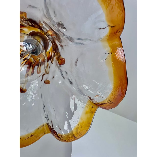 Tulip Pendant Light in Murano Glass, Italy, 1970 For Sale - Image 12 of 14