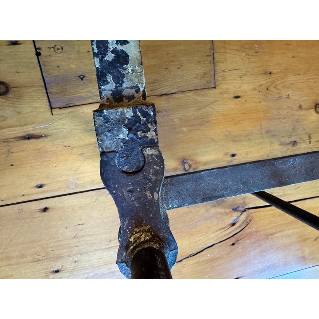 Late 19th Century Victorian Iron Bed Frame - Rare For Sale In Providence - Image 6 of 7