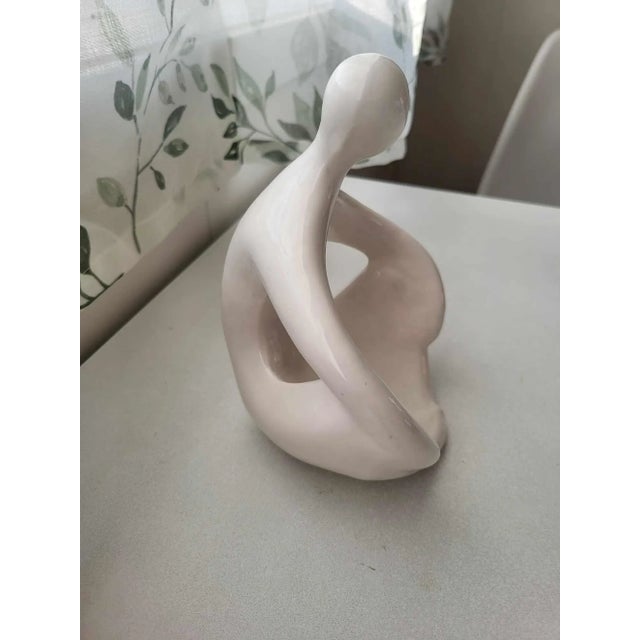 1970s Vintage Porcelain Figurine of Woman, 1960s For Sale - Image 5 of 7