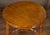 English 1860s Cricket Table with Turned Legs and Circular Sycamore Top For Sale - Image 9 of 12