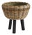 Woven Rattan Dry Basket Plant Riser 17" For Sale