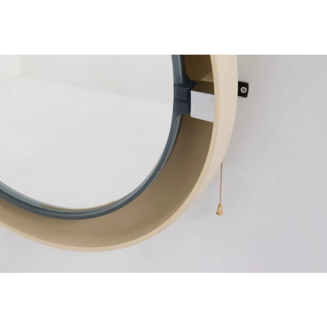 Plastic Mid-Century Illuminated Wall Mirror from Allibert, 1970s For Sale - Image 7 of 11