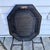 Glass Antique Venetian-Style Etched Glass Octagonal Wall Mirror For Sale - Image 7 of 9