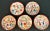 1920’s Antique Japanese Chinoiserie Hand Painted Traditional Geisha Girl & Pagoda Plates & Small Bowls - a 25 Piece Set For Sale - Image 11 of 12