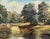 Wood Figures in a Forest by a River Bank in Northern Ireland by 20th Century Artist 1980 Circa For Sale - Image 7 of 18
