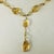 Late 20th Century 14 Karat Yellow Gold Citrine Bead Lariat Necklace For Sale In New York - Image 6 of 8