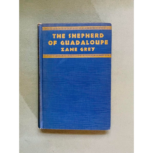 Blue The Shepherd of Guadalupe by Zane Grey First Edition Hardcover Book For Sale - Image 8 of 8