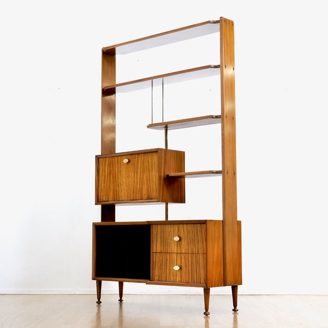 Mid Century Room Divider Bookcase For Sale - Image 9 of 10