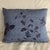 Contemporary Custom Designer Boxed Pillow in Quadrille Blue Antik Batik Down Insert Contrasting Box Banding For Sale - Image 3 of 6