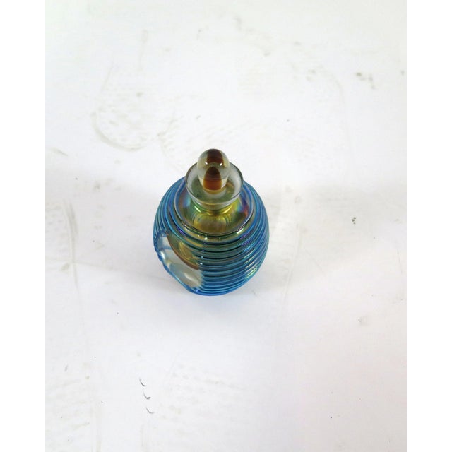Mid-Century Modern Art Deco "Saguso" Murano Perfume Bottle For Sale - Image 3 of 4