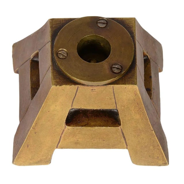 Bronze Emmanuel Villanis Bronze Sculpture With Foundry Stamp For Sale - Image 8 of 9