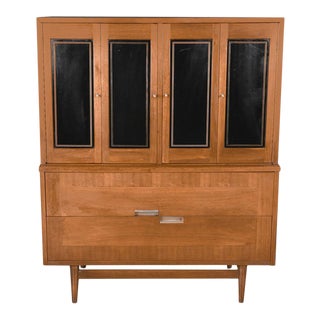 Mid Century American of Martinsville Highboy Dresser For Sale