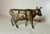 Antique 1920's Cast Iron Gold Cow Animal Still Coin Penny Bank – A.c. Williams For Sale In New York - Image 6 of 11