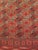 Vintage Turkmen Area Rug, Hand-Knotted Wool, Allover Geometric Pattern, Pistachio Green & Red, 4x8 For Sale - Image 13 of 18