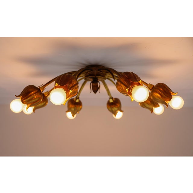 Vintage Bronze Flush Mount from Koch Söhne, 1960s For Sale - Image 9 of 13