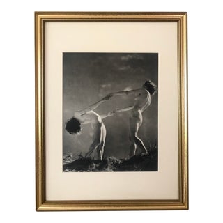Original Vintage Art Deco Photo of Female Nudes by John Everard Circa 1930 For Sale