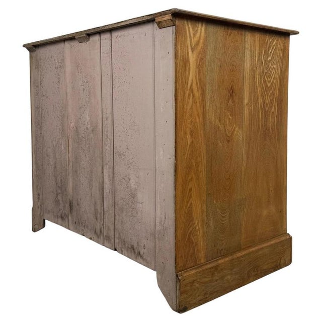 Antique English Ash Chest of Drawers, 1900s For Sale - Image 6 of 12