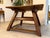 Rustic Farmhouse Table in Wood For Sale - Image 6 of 12