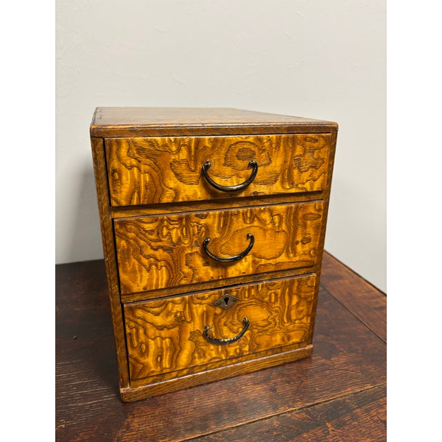 English Antique English Tabletop Chest of Drawers For Sale - Image 3 of 8