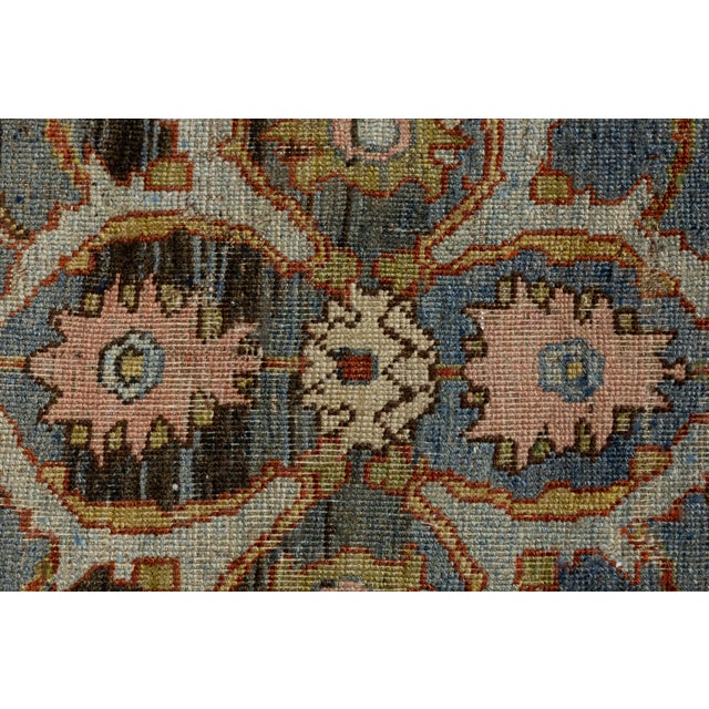 Metal One of the Kind 19th Century Antique Bidjar Rug With All-Over Herati Pattern For Sale - Image 7 of 12