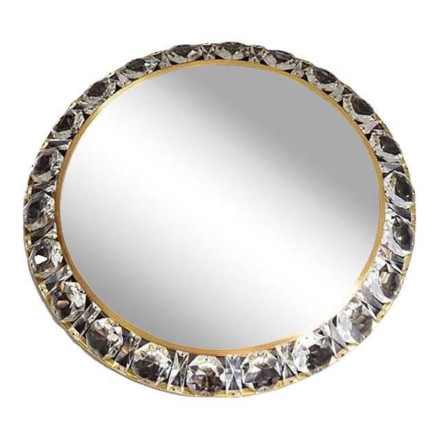 Large Model 3648 Lighted Wall Mirror from Bakalowits & Söhne, 1960s For Sale