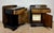 Art Deco Nightstands with Columns, 1940, Set of 2 For Sale - Image 3 of 12