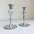 An artful pair of pewter candlesticks by renowned South African artist Carrol Boyes (1954-2019), produced circa...