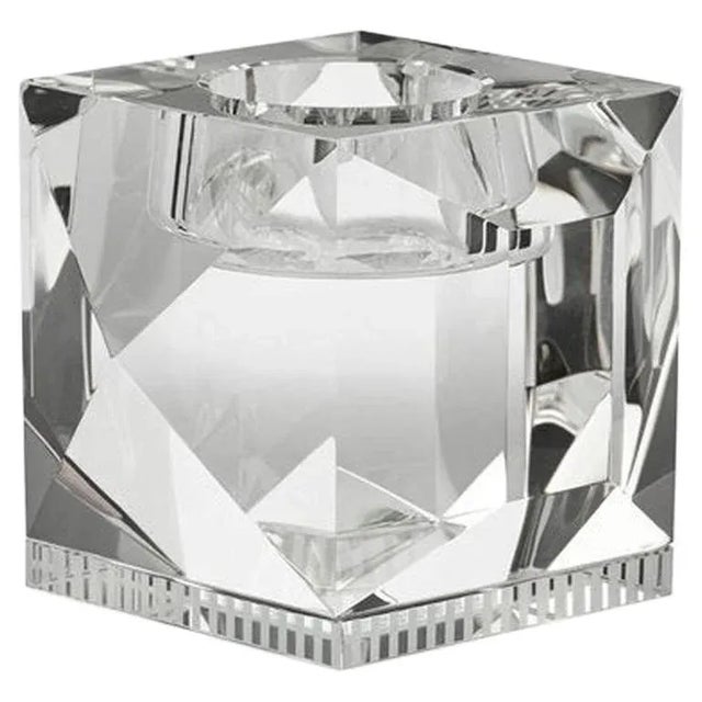 Ophelia Clear Crystal T-Light Holder by Reflections Copenhagen For Sale - Image 4 of 4