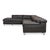 Courage Leather Chrome Corner Sofa in Grey Anthracite with Manual Function by Ewald Schillig For Sale - Image 16 of 18