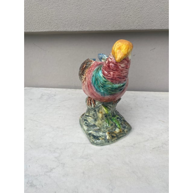 Jerome Massier 19th Century Majolica Pheasant Vase, Jerome Massier For Sale - Image 4 of 7