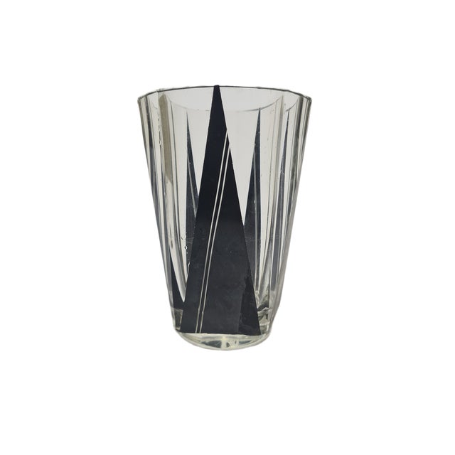 Art Deco Glass Carafe from Karel Palda, Czechoslovakia, 1930s For Sale - Image 15 of 16